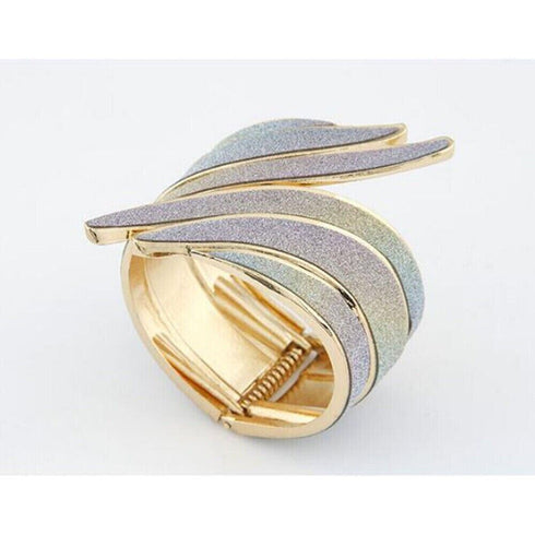 Sparkling Multi-Color Angel Wings Bracelet Punk Wristband Trendy Women Bracelet